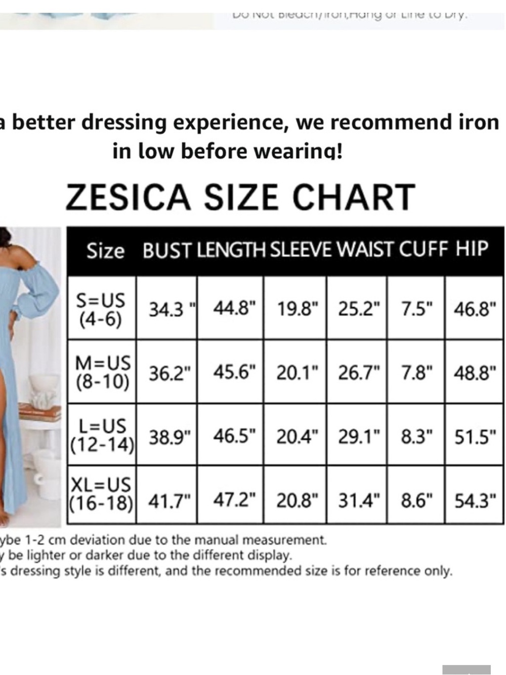 Smocked Off-Shoulder Maxi Dress in Dusty Teal with Side Slit - Picture 5 of 5